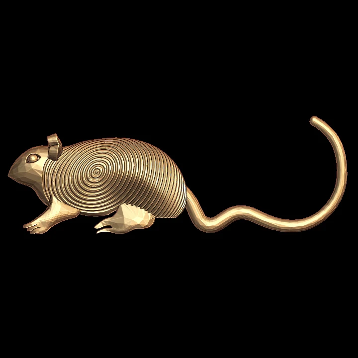 Rat 3D Model Stl File